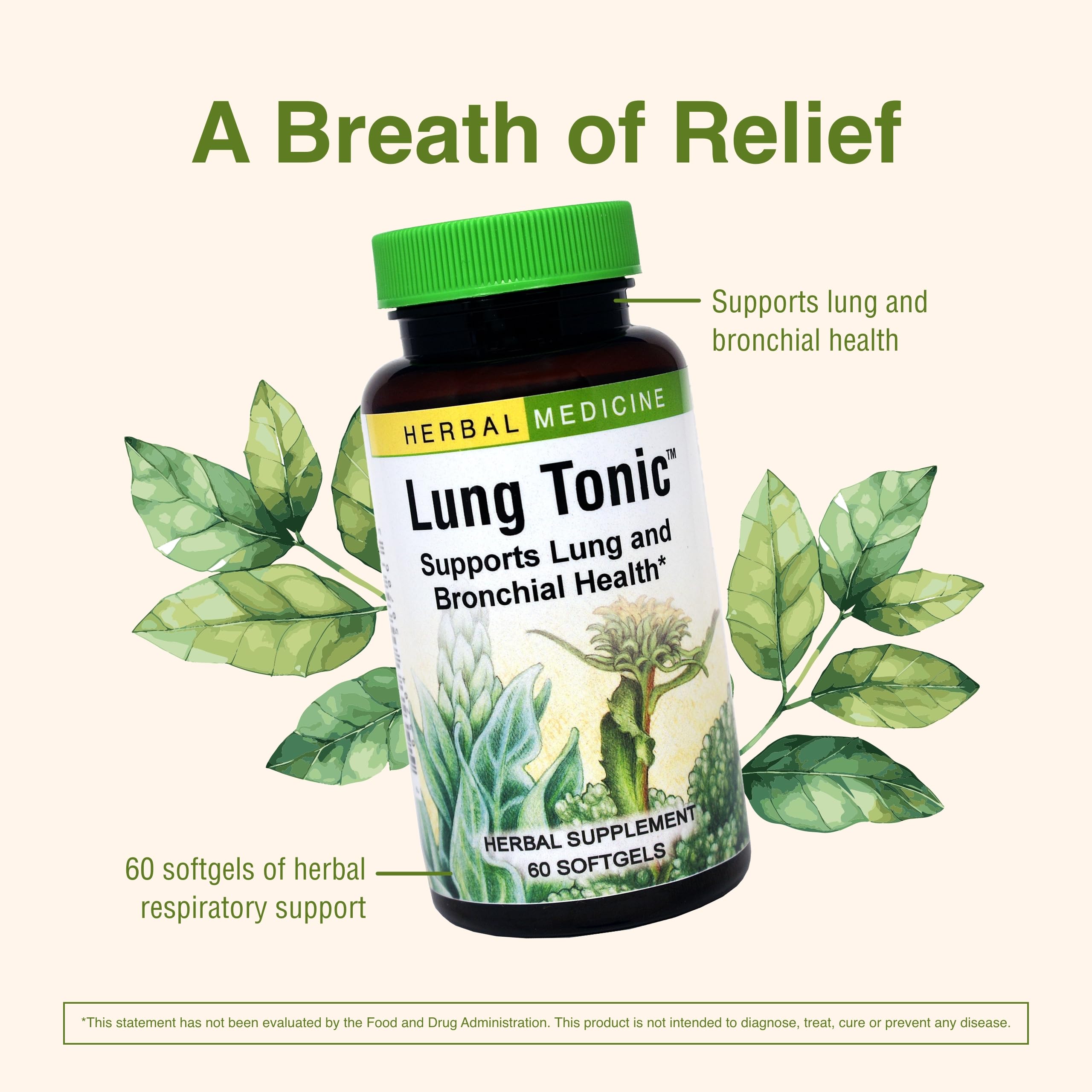 Herbs Etc. Lung Tonic ingredients: grindelia in the formula.