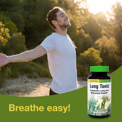 Herbs Etc. Lung Tonic ingredients: horehound blend for breathing support.