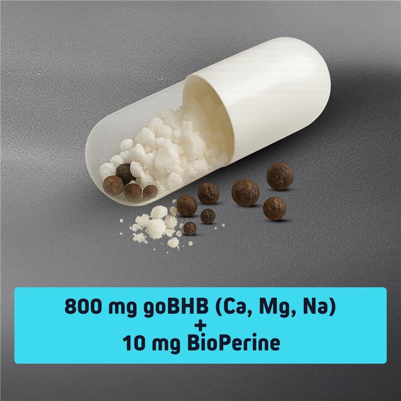 Herbtonics Keto BHB non-GMO seal emphasizing product transparency
