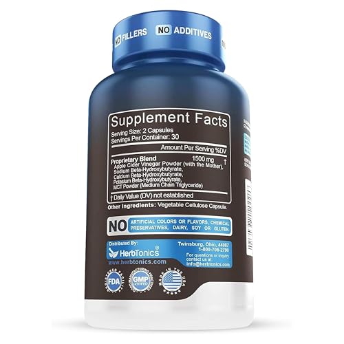 Herbtonics Metabolic Optimizer capsules with BHB for steady energy.