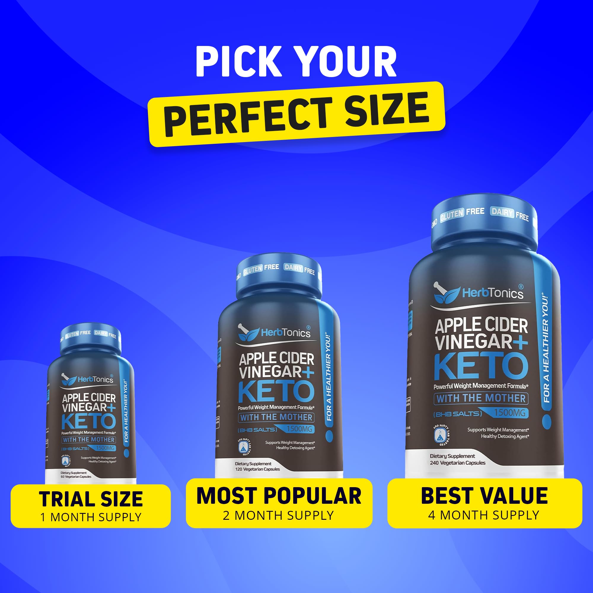 Herbtonics Metabolic Optimizer on-the-go bottle, ideal for busy days.