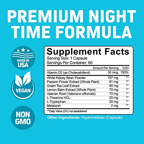 Herbtonics Night Time capsules for bedtime relaxation