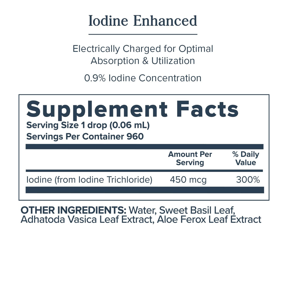 Heritage Store Atomidine label highlights vegan, cruelty-free formula.