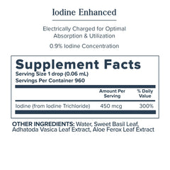 Heritage Store Atomidine label highlights vegan, cruelty-free formula.