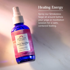 Juniper berry oil component in Heritage Store Aura Smudge for uplifting vibes