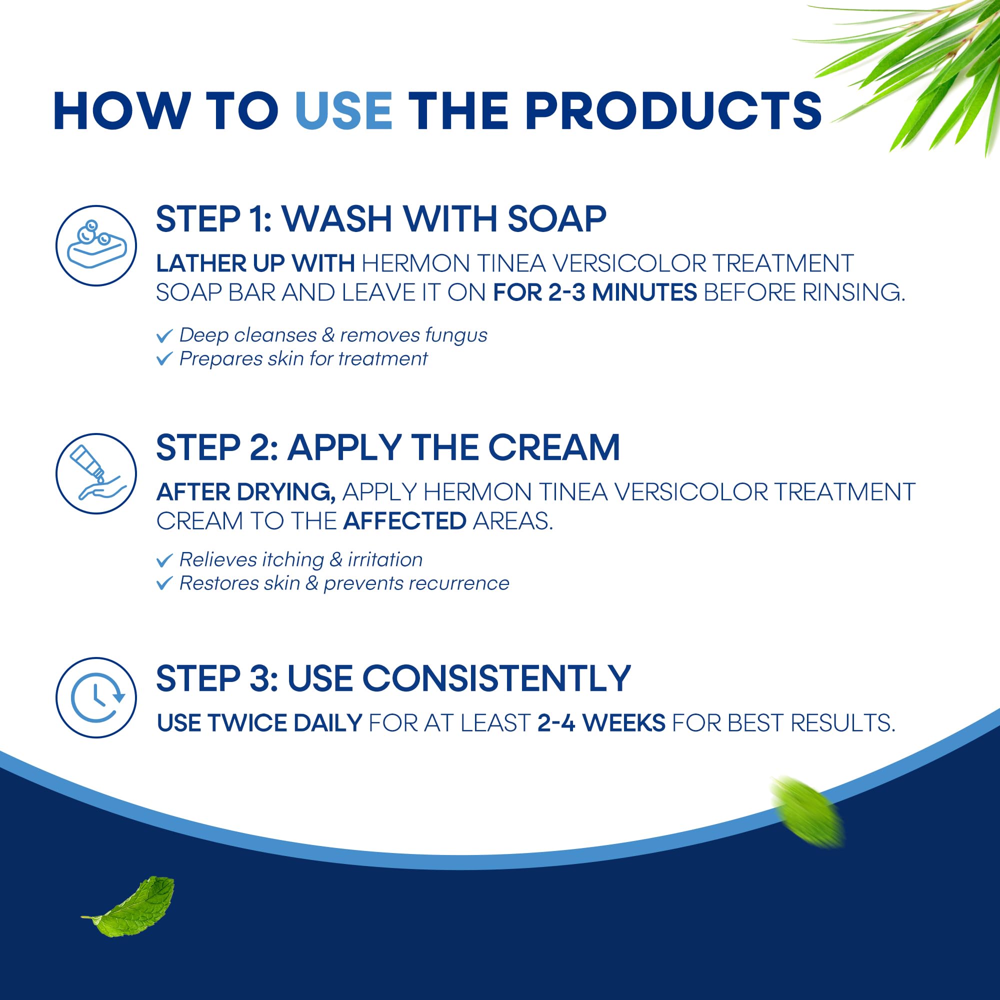 Hermon Skin Cleanse Routine image shows refreshing cleanse and preparation