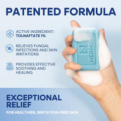 Hermon tea tree antifungal soap bar with aroma for refreshing cleanse