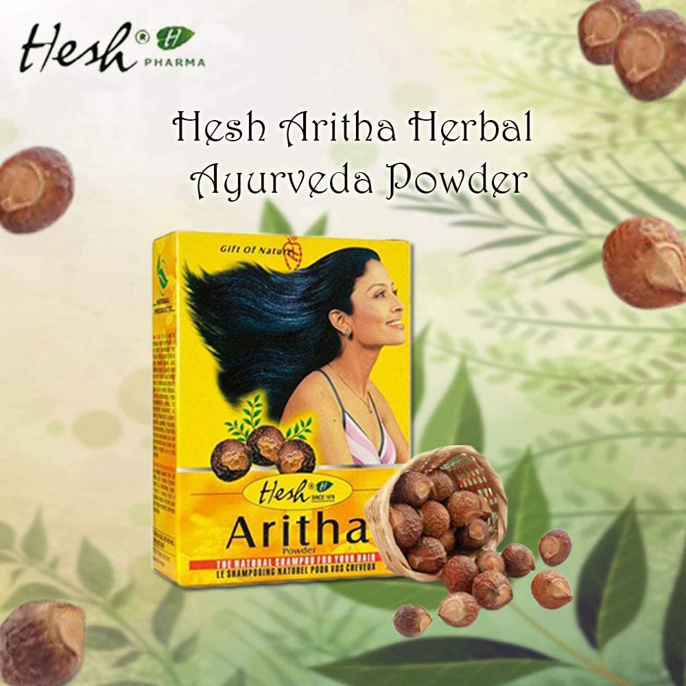 Hesh Shikakai powder 100g pack for gentle cleansing