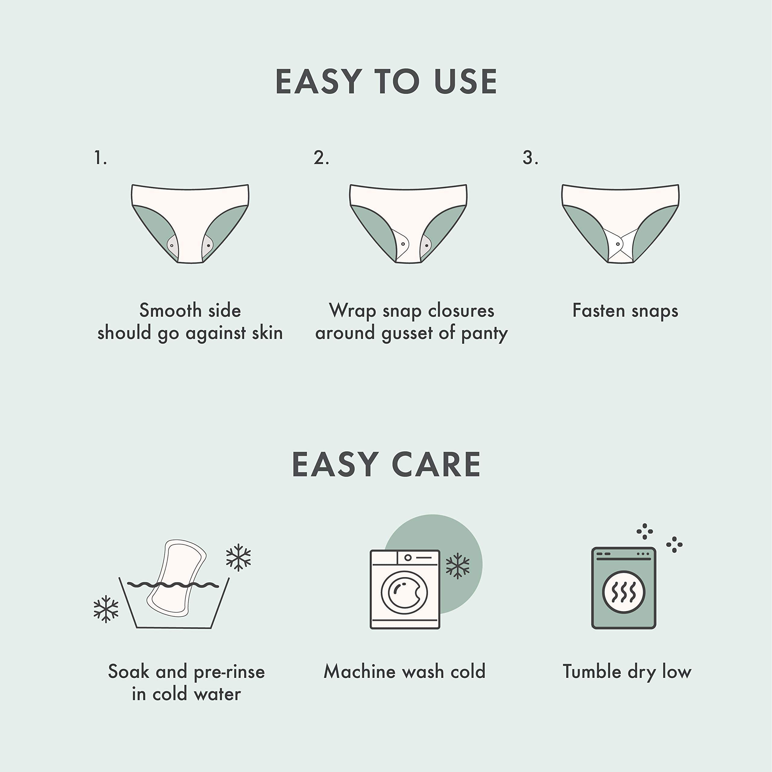 Hesta Rael postpartum and period use offers dependable protection