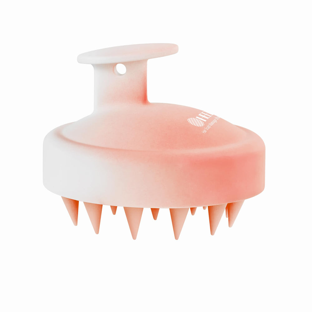 HEETA masajedor de cuero cabelludo con silicona suave para exfoliar sin dañar el cabello.