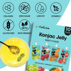 Hethstia Konjac Jelly Lychee Bite: chewy, refreshing treat with vitamin C