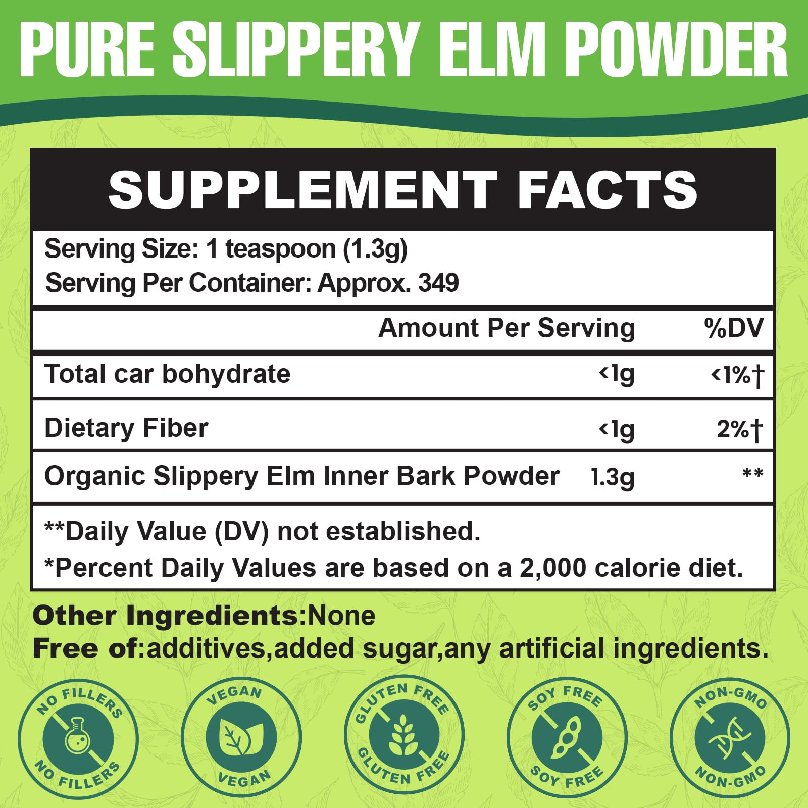 Scoop of Heucves Slippery Elm powder for precise measuring