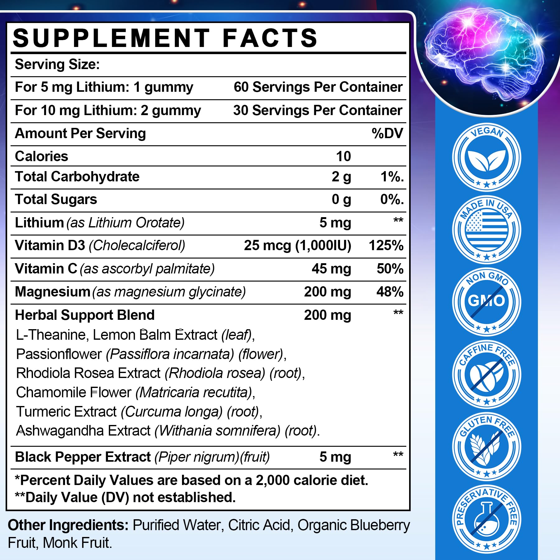 HevChay blueberry gummies serving, a tasty vegan daily option