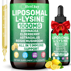 HevChay Liposomal Lysine liquid drops bottle for daily immune support