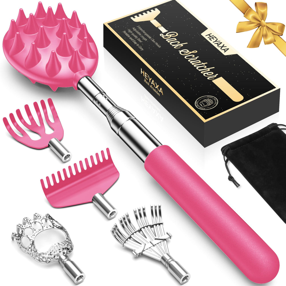 HEYAXA back scratcher extended reach for hard to reach spots