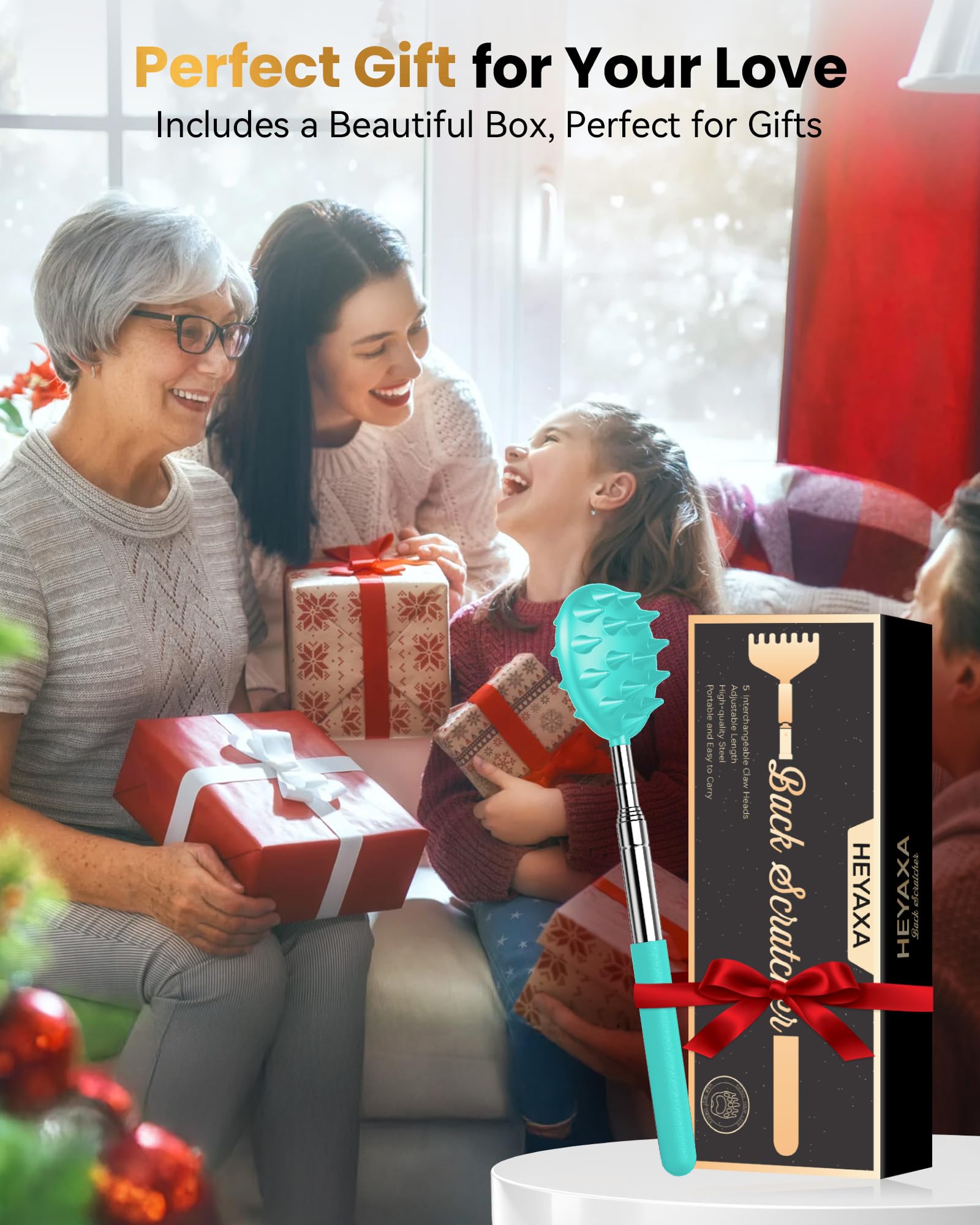 HEYAXA compact gift box with storage pouch for travel and gifting