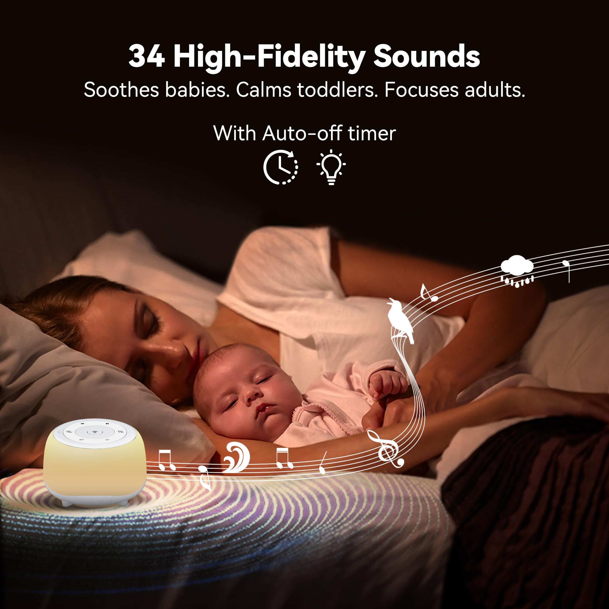 HEYAXA portable travel-friendly design fits in bags for sleep on the go.
