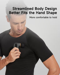 HEYCHY A1 high-torque brushless motor delivers deep tissue relief.