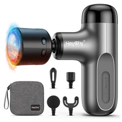 HeyChy Mini Massage Gun with compact design for portable relief.