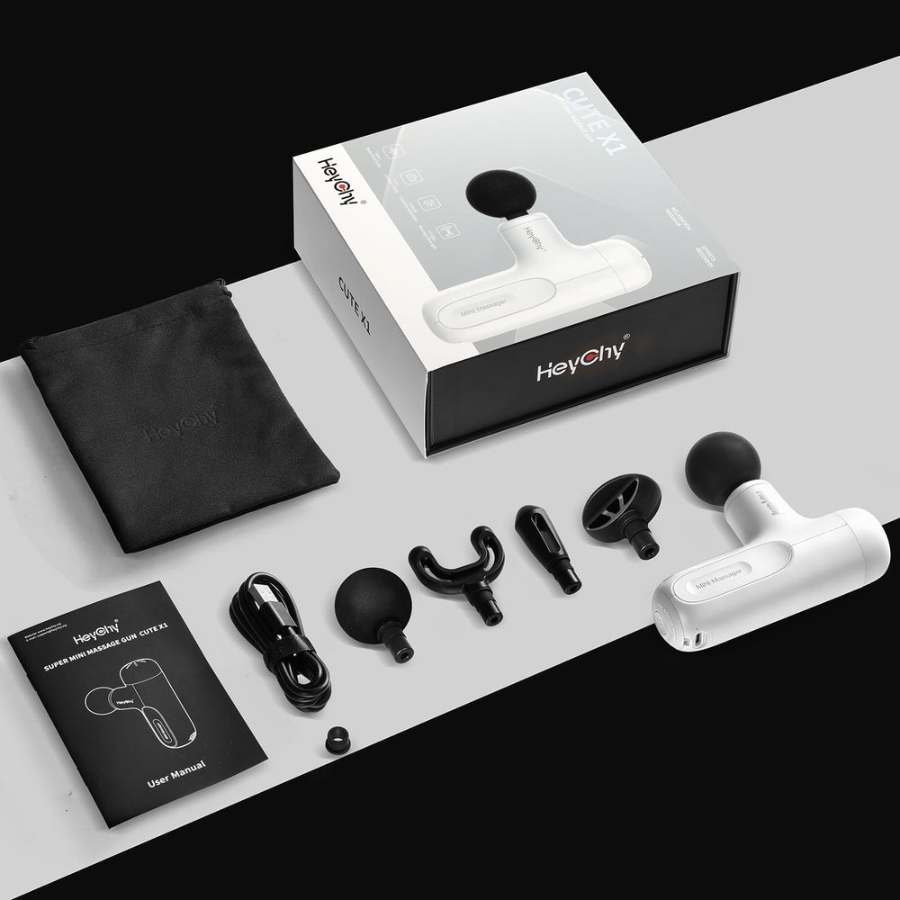 HEYCHY Super Mini Massage Gun long-lasting battery supports extended sessions