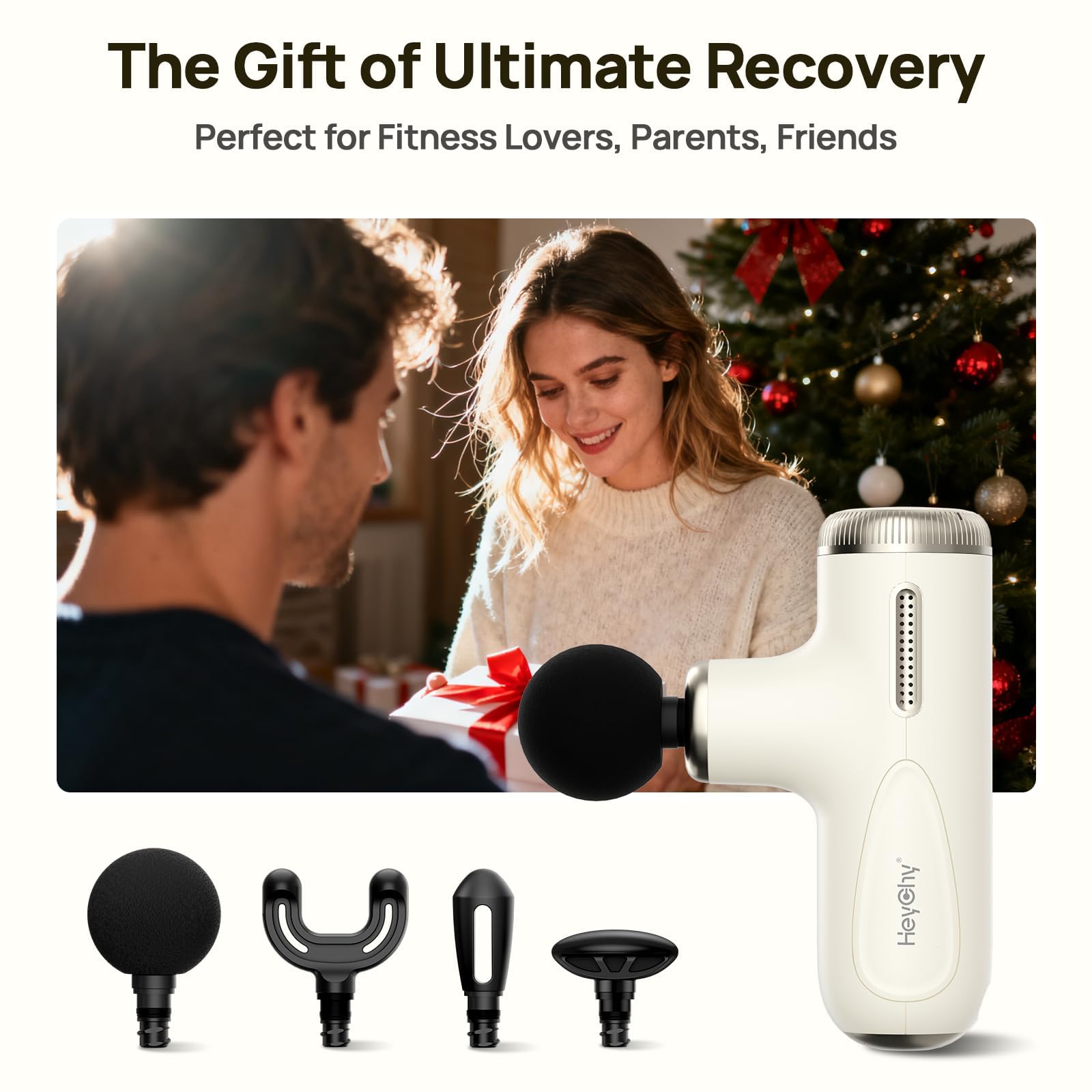 HEYCHY portable case included for travel-ready massage kit