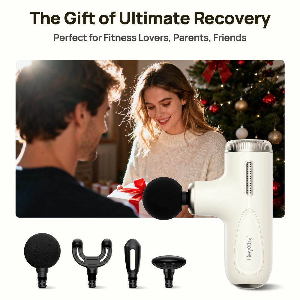 HEYCHY portable case included for travel-ready massage kit