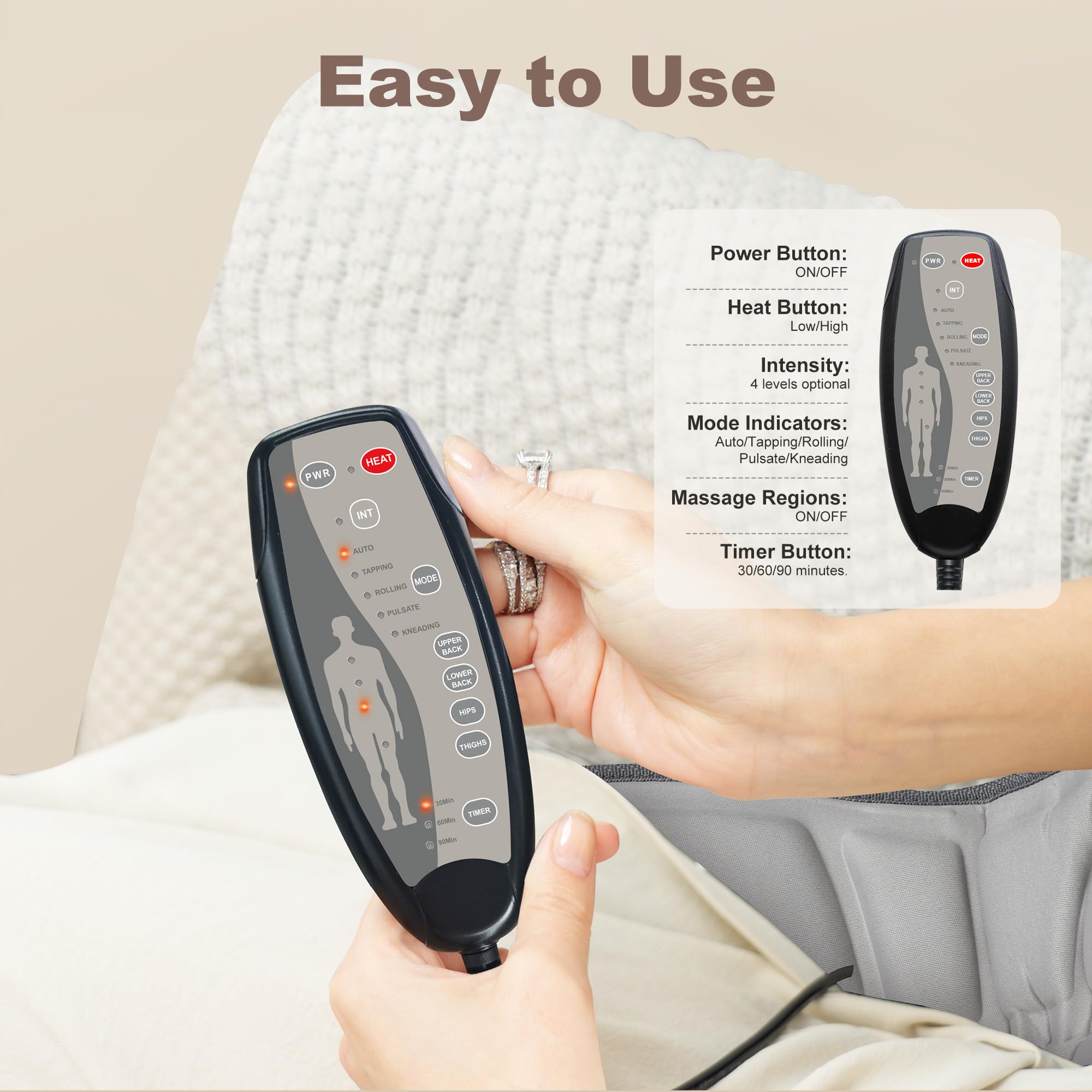 Heycool targets neck, back and thighs for focused relief.