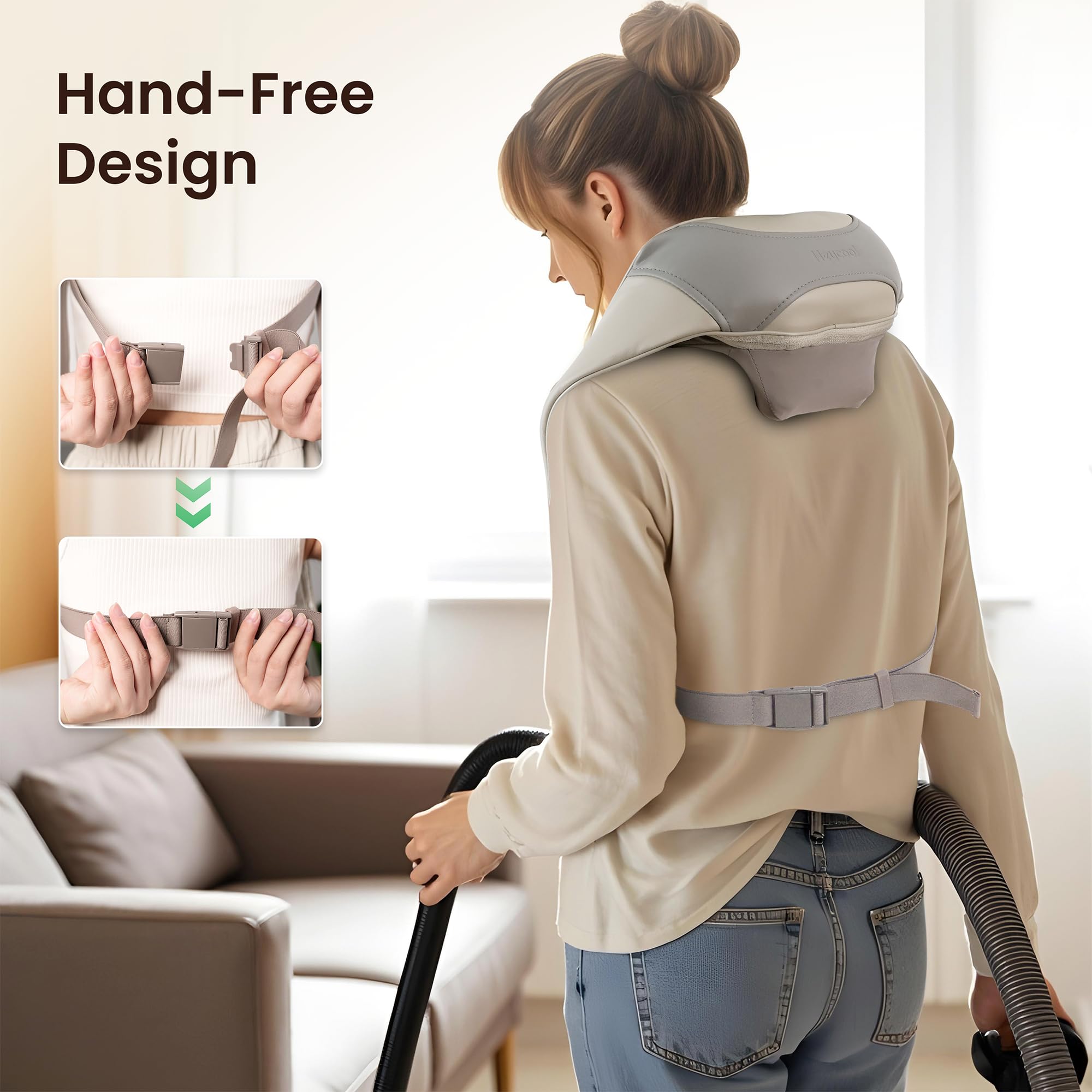 Heycool cordless design enables easy, on-the-go use.