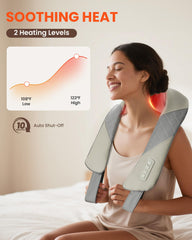 Heycool massager with eight deep kneading nodes for neck and shoulders