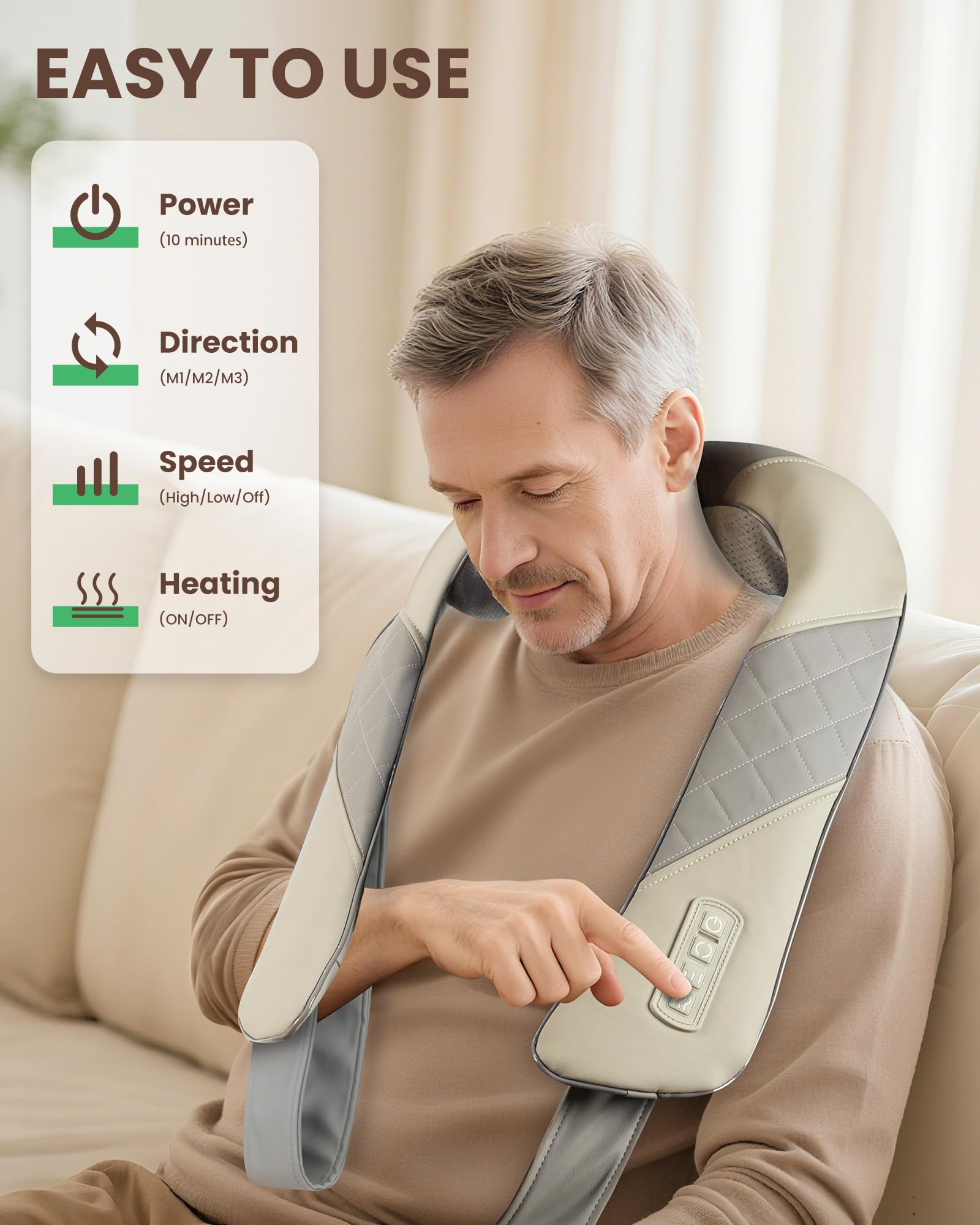 Heycool ergonomic, portable design with easy grip handle