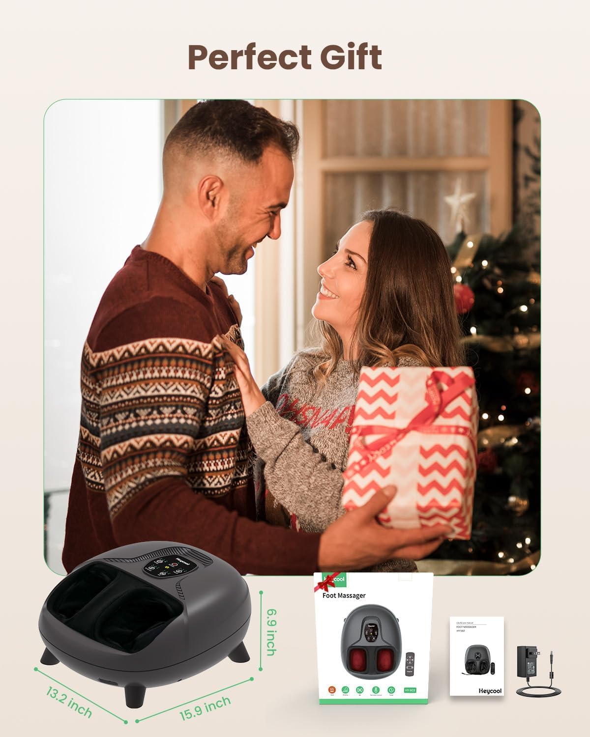 Heycool Shiatsu Foot Massager is FSA eligible for convenient purchases.
