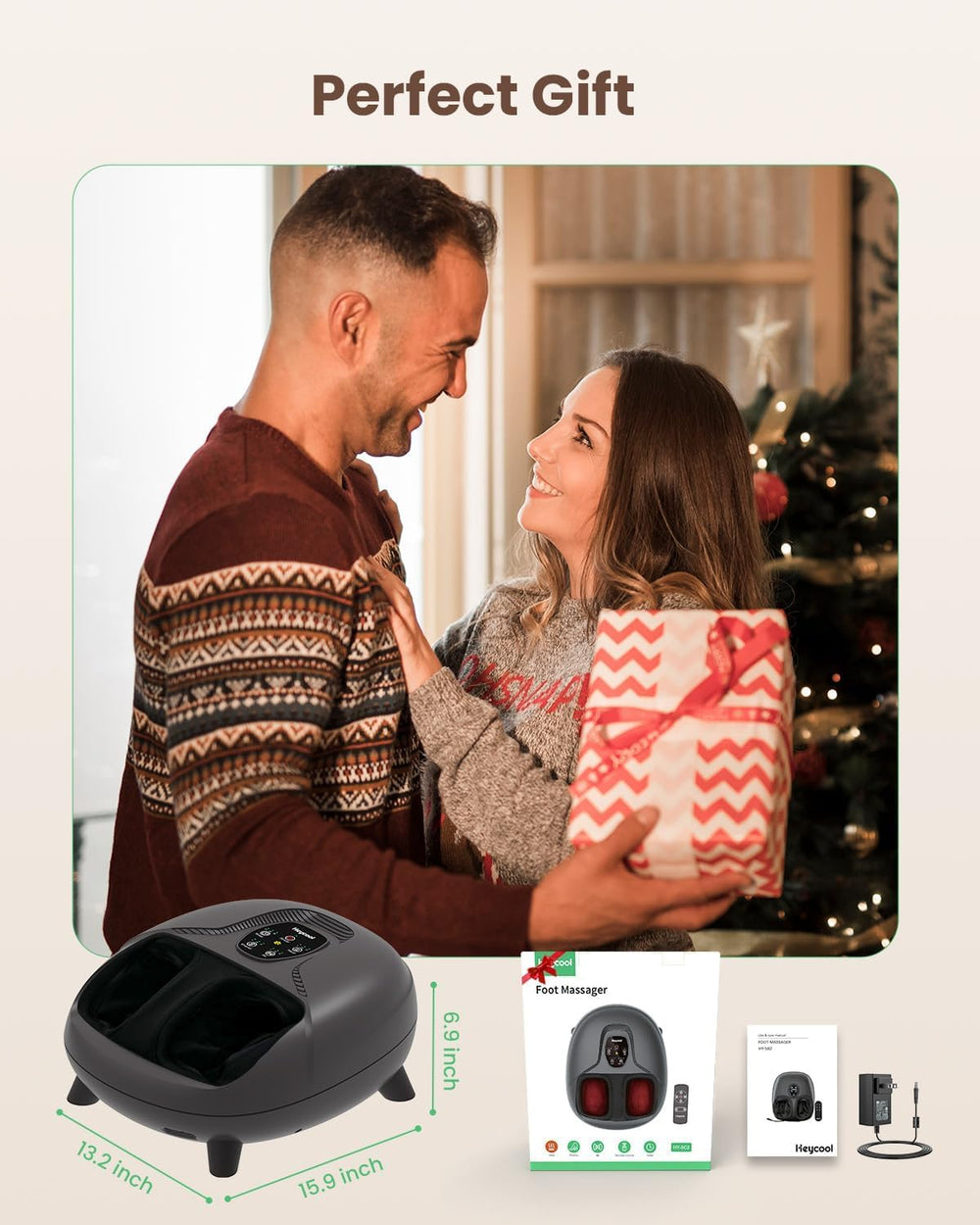 Heycool Shiatsu Foot Massager is FSA eligible for convenient purchases.