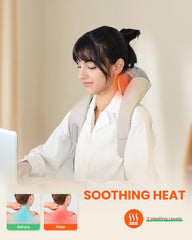 Heat levels adjustable for personalized relaxation during breaks