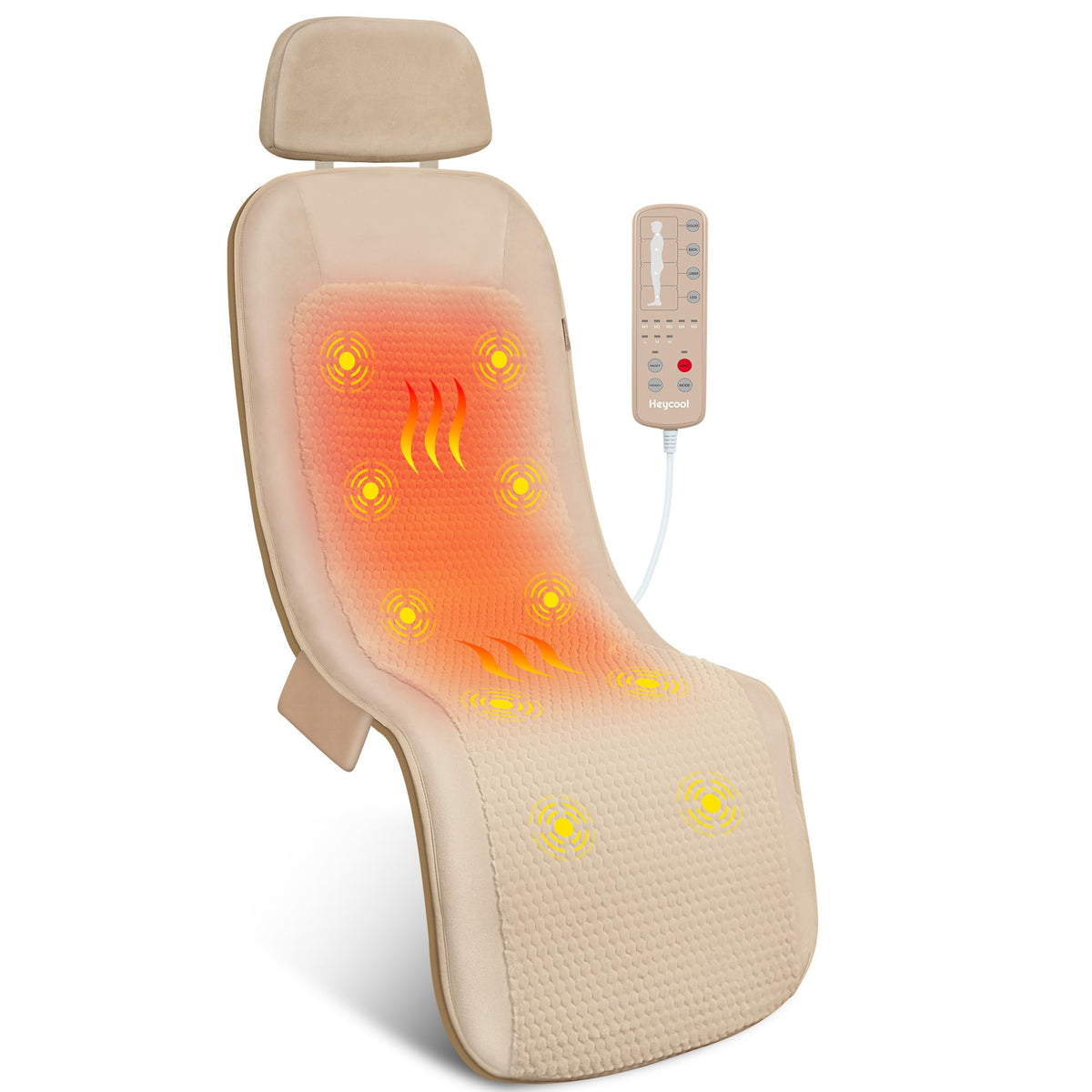 Heycool massage mat full body delivers versatile vibration for total relaxation.