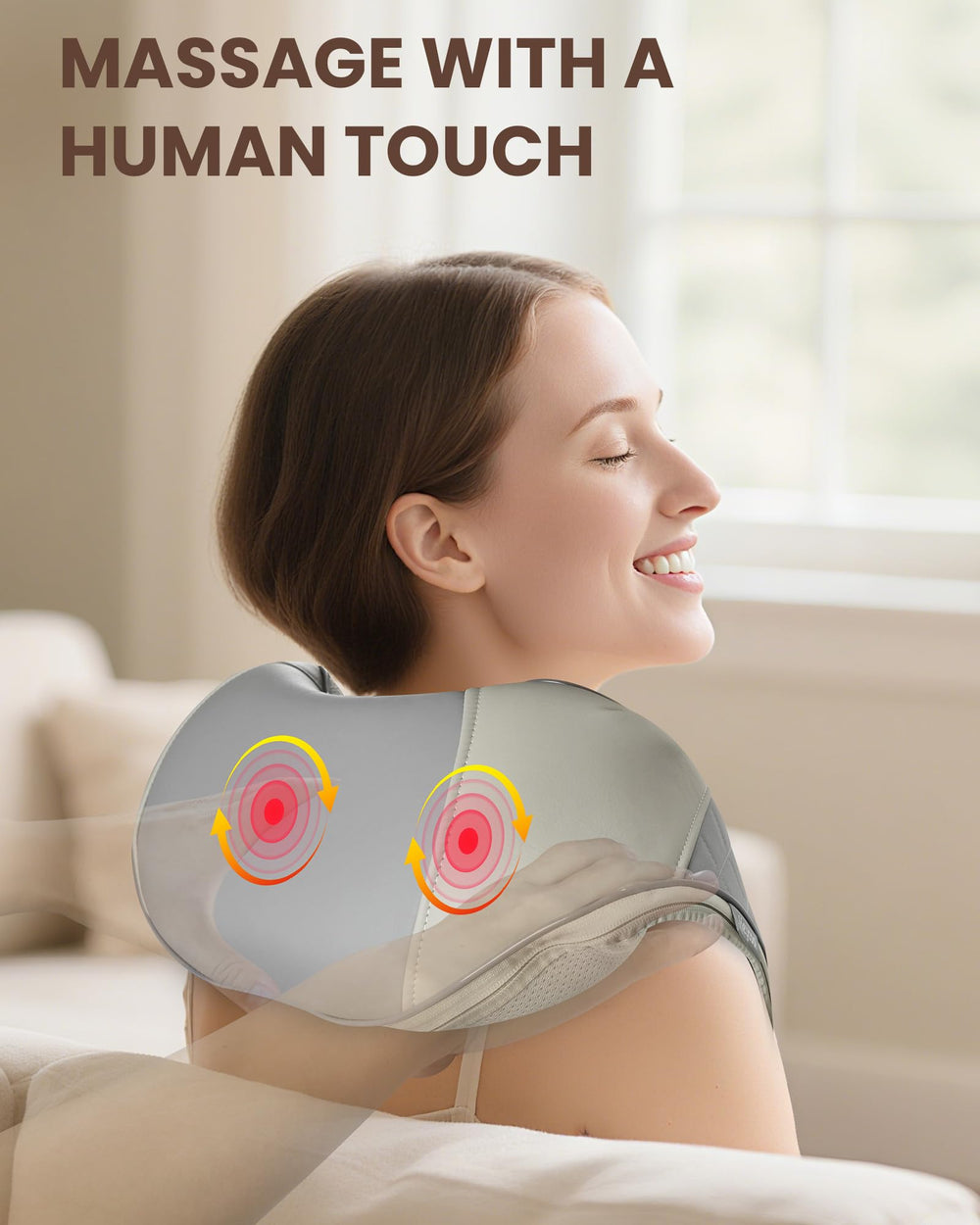 Heycool neck and shoulder massage with heat provides targeted relief
