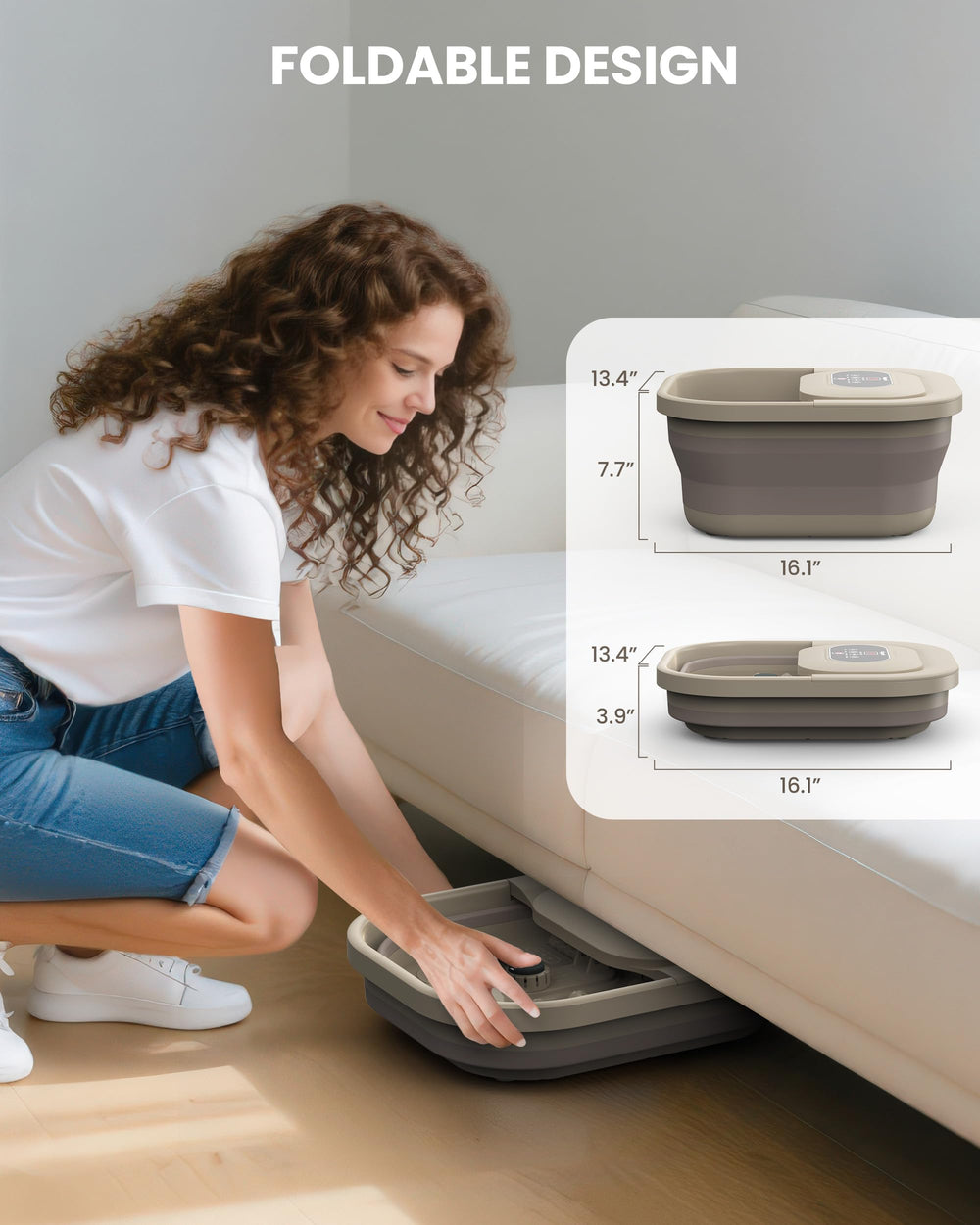Heycool portable home foot spa suitable for daily use