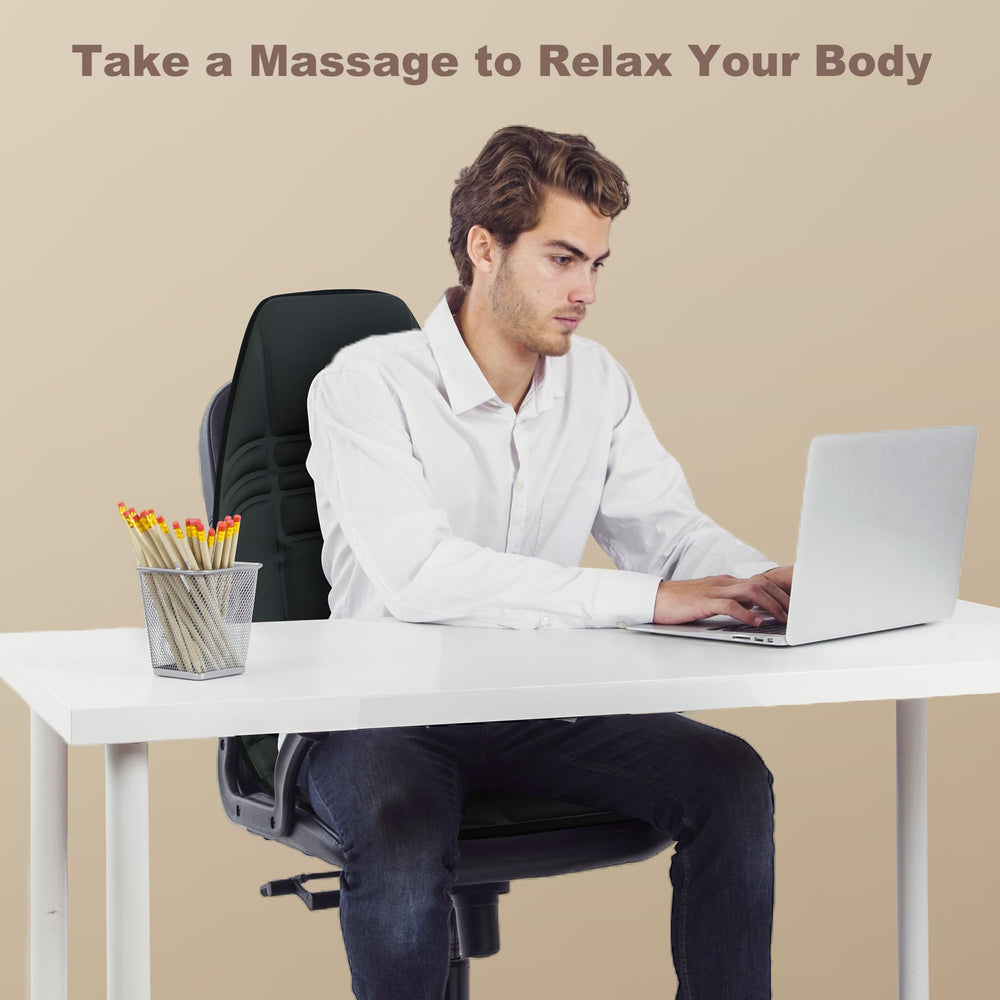 Heycool Vibration Back Massager compatible with recliners, office chairs, sofas