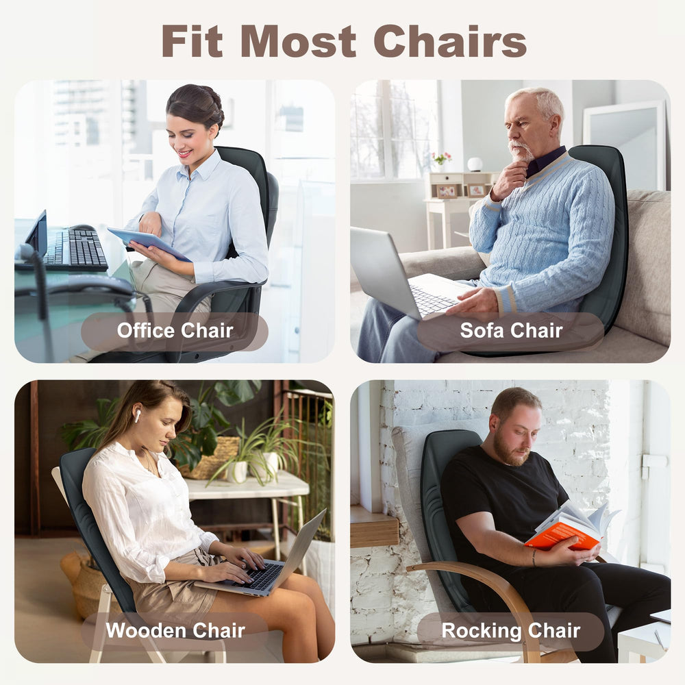Heycool Vibration Back Massager adjustable chair strap fits most chairs