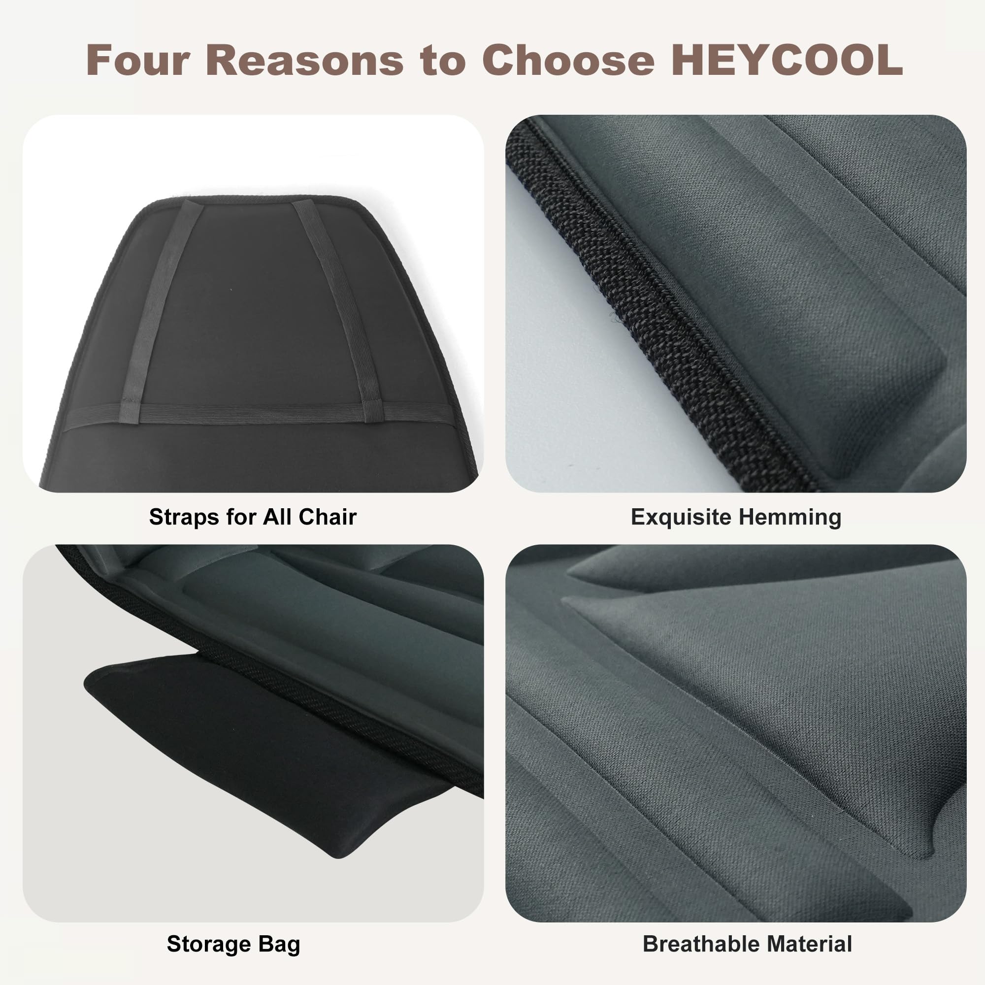 Heycool Vibration Back Massager handheld remote control for easy use