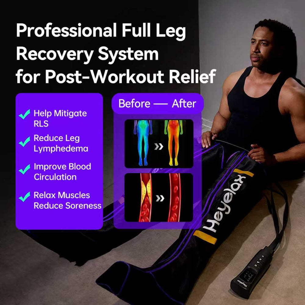 Heyelax leg massager lower calf chamber for calf muscle relief