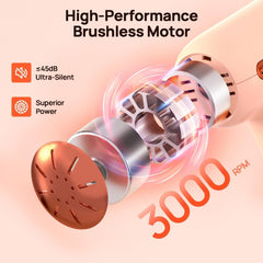 HEYCHY Super Mini Massage Gun with 4 interchangeable heads for tailored relief