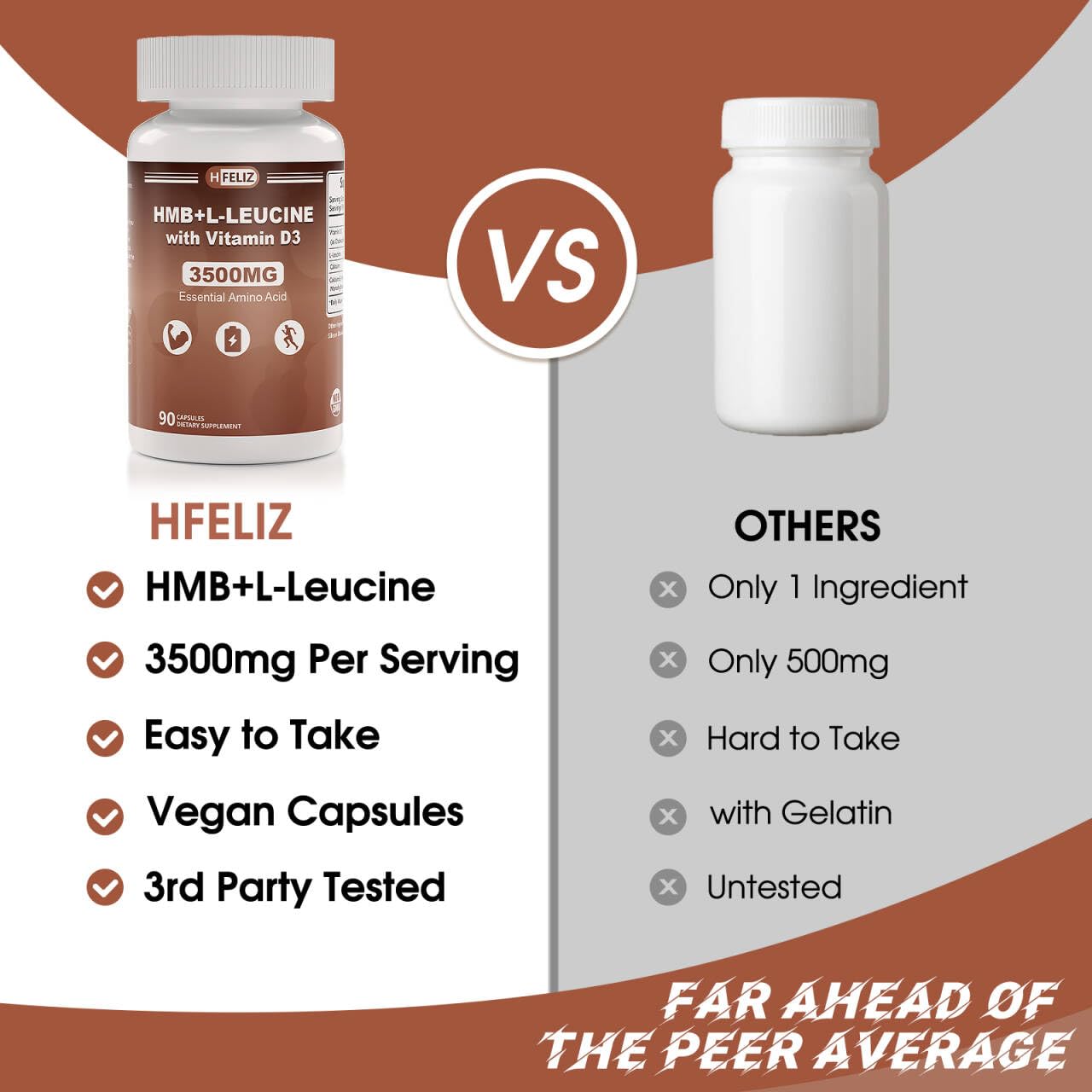 HFELIZ capsules with water, quick intake on the go