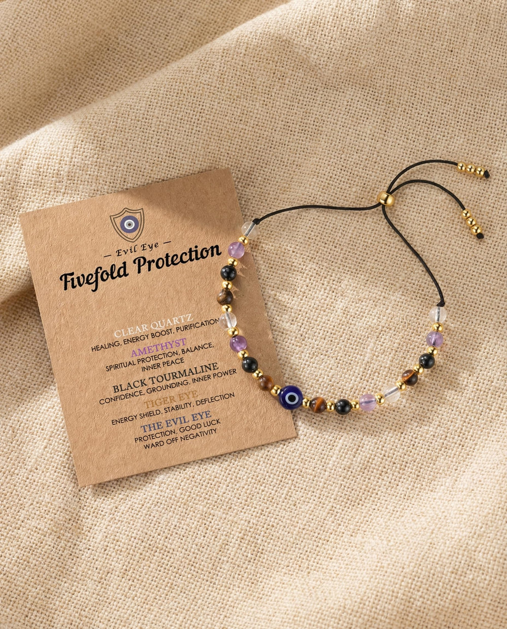 HGDEER Tiger Eye bracelet showcasing confidence and momentum for busy days.