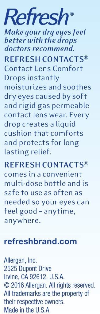 Lenses care scene shows gentle, comfortable lubrication.
