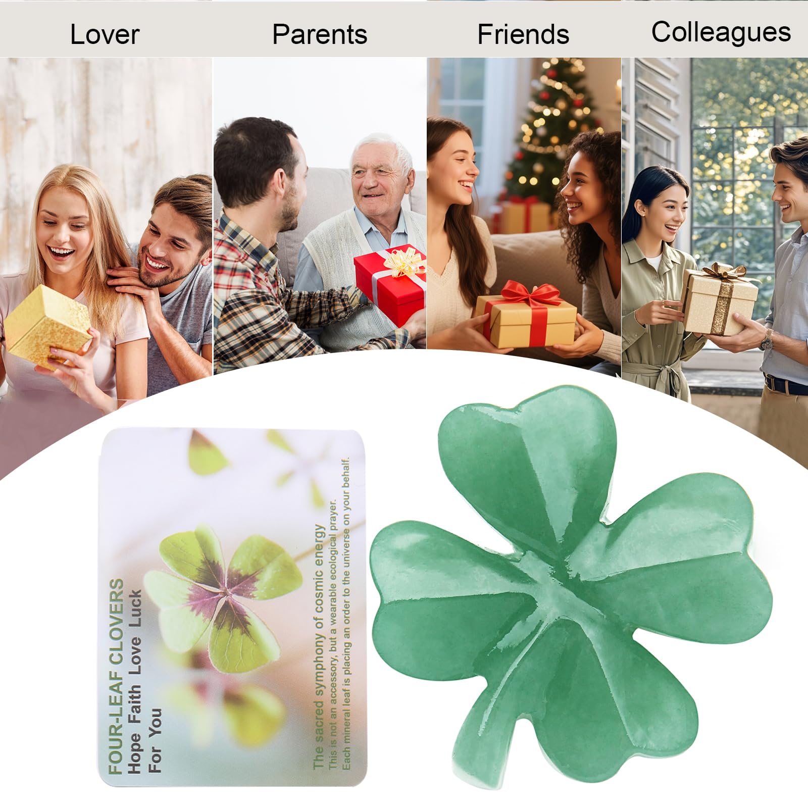 Hguxmcu polished green aventurine stone for calm and balance