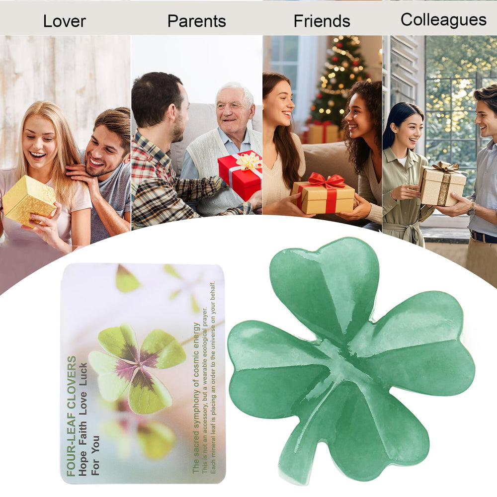 Hguxmcu polished green aventurine stone for calm and balance