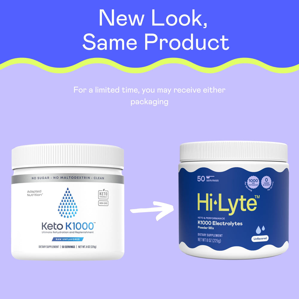 Hi-Lyte K1000 mixing into water demonstrates quick hydration potential.