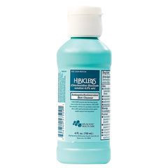 Hibiclens bottle pour: easy dispensing for quick skin cleansing and germ defense.