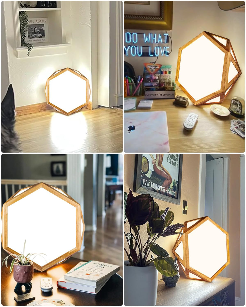 HIBOITEC decorative lamp adds warmth to desks or living spaces.