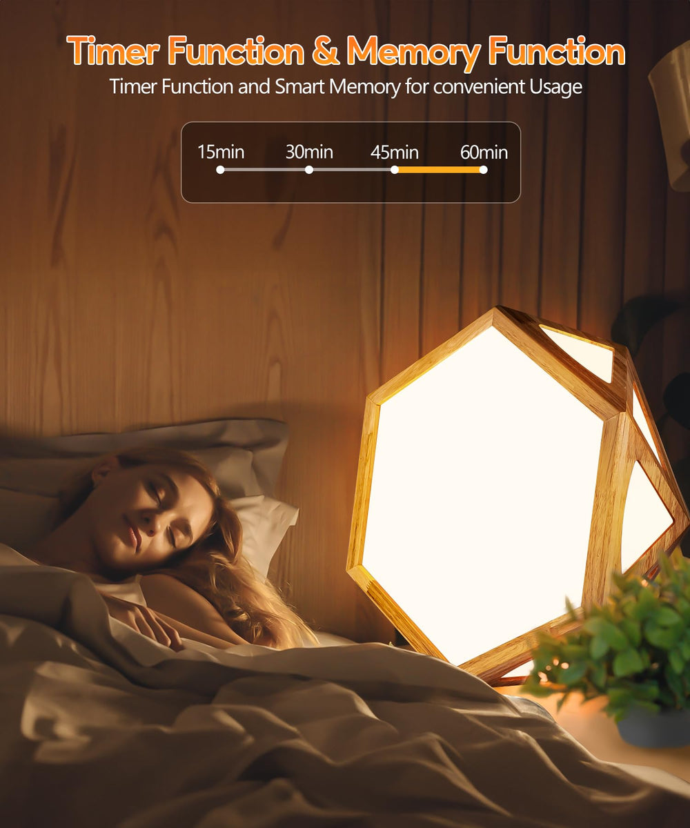 HIBOITEC versatile lamp supports yoga, reading, and study sessions.